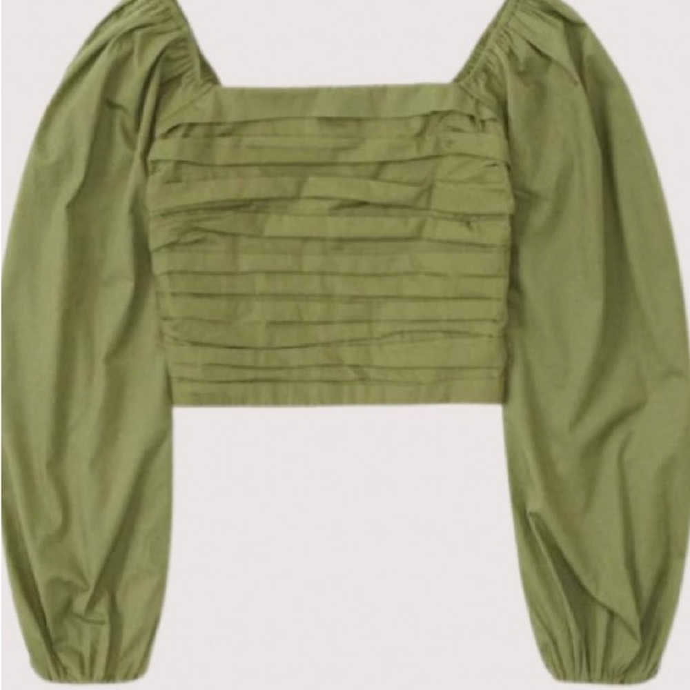 Abercrombie & Fitch Sage Green Blouse
